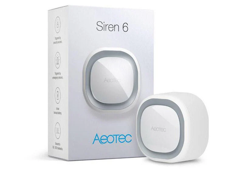 Is it possible to mute the sound alert on the Aeotec Siren 6?