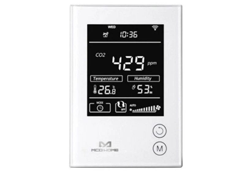 Does the CO2 sensor have any security features?