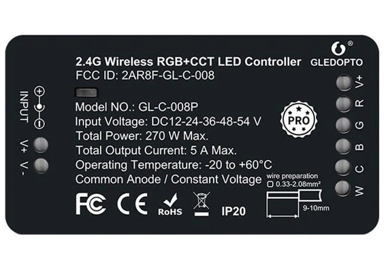 What does a LED strip controller do?