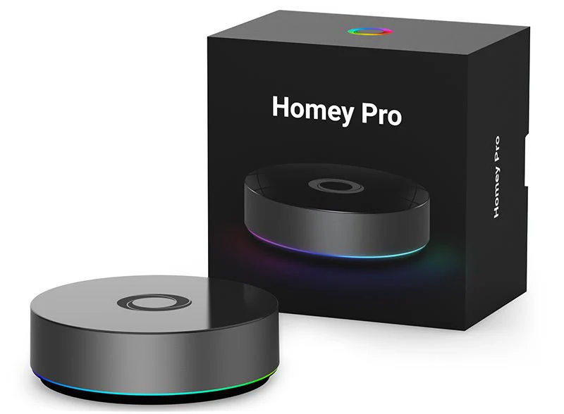 How does the Homey Pro process data?