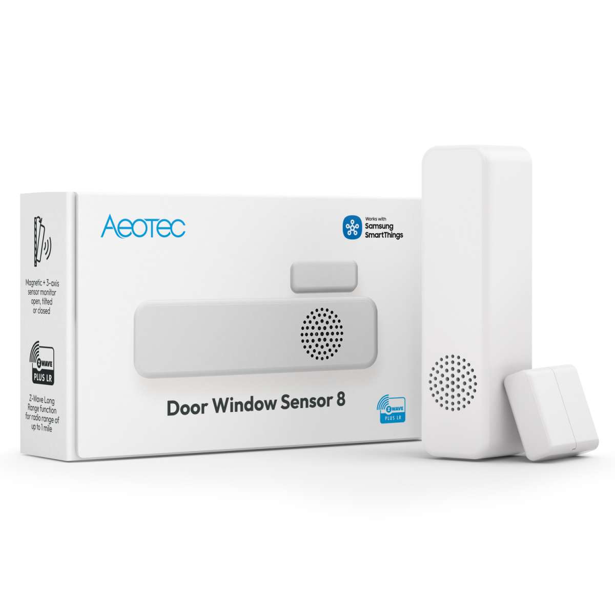New: Z-Wave Aeotec Door Window Sensor 8 – Advanced Multi-Sensor Security with Z-Wave Long Range - Vesternet