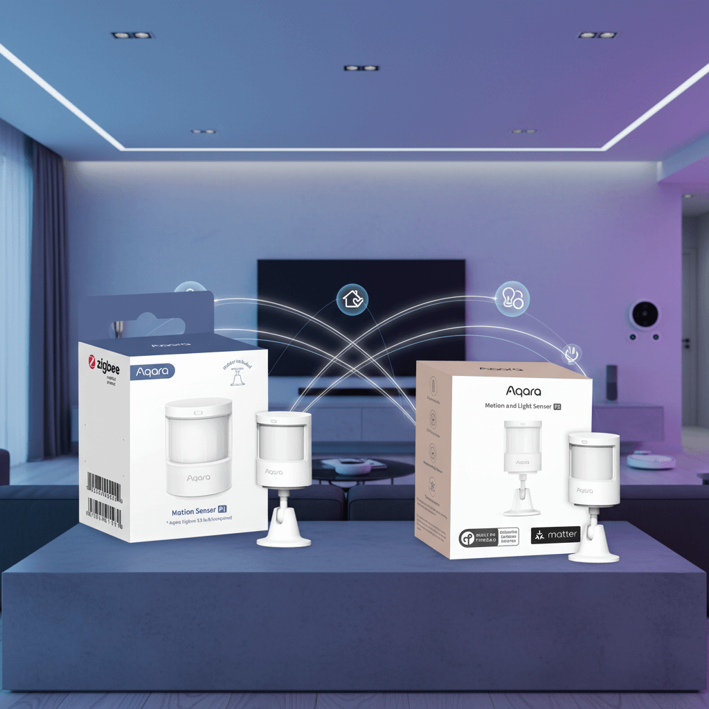 Aqara Motion Sensor P1 vs Aqara Motion and Light Sensor P2: Which Smart Sensor Delivers Better Home Automation?