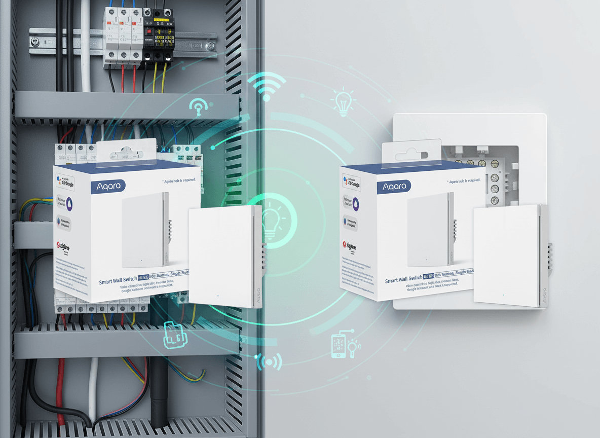 Aqara Smart Wall Switch H1 (No Neutral) vs Aqara Smart Wall Switch H1 (With Neutral): Which Installation Fits Your Home's Wiring?
