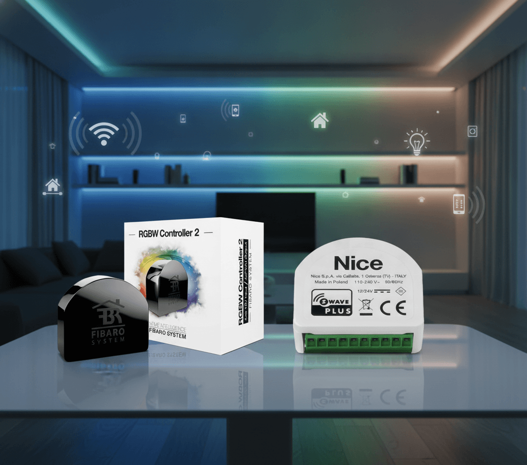 Z-Wave Fibaro RGBW Controller 2 vs Nice RGBW Control: Which Smart LED Controller Is Right for Your Home?