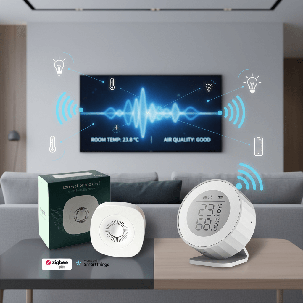 Zigbee Frient Smart Humidity Sensor vs Thread Heiman Temperature and Humidity Sensor: Choosing the Right Smart Climate Monitor for Your Home