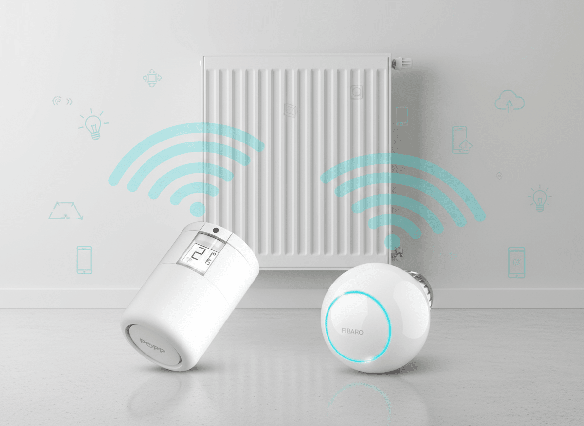 Zigbee Popp Smart Thermostat vs Z-Wave Fibaro Heat Controller: Which Smart TRV Delivers Better Heating Control? - Vesternet