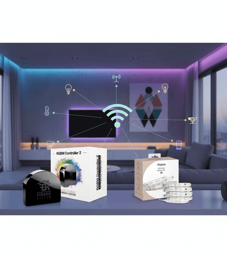 Fibaro RGBW Controller 2 vs Aqara LED Strip T1: Smart RGB Lighting Solutions Compared
