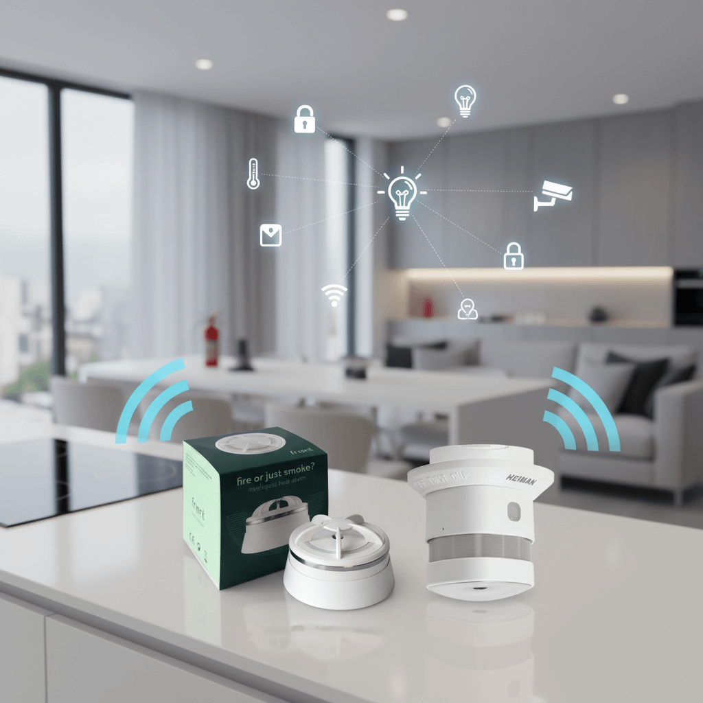 Zigbee Frient Intelligent Heat Alarm vs Matter Heiman Smoke Sensor: Heat Detection vs Smoke Detection for Smart Fire Safety - Vesternet