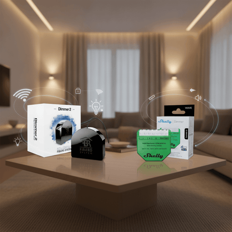 Z-Wave Fibaro Universal Dimmer 2 vs Z-Wave Shelly Wave Dimmer: Which Smart Dimmer Module Belongs in Your Home?