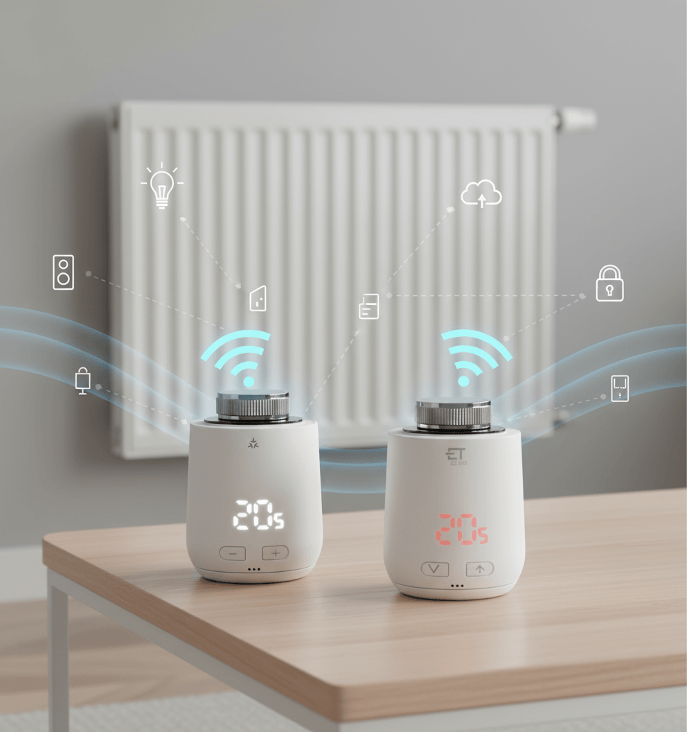 Matter Eurotronic COMET Zero vs Zigbee Eurotronic COMET ZZ Eco: Which Smart Radiator Thermostat Fits Your Home Setup? - Vesternet