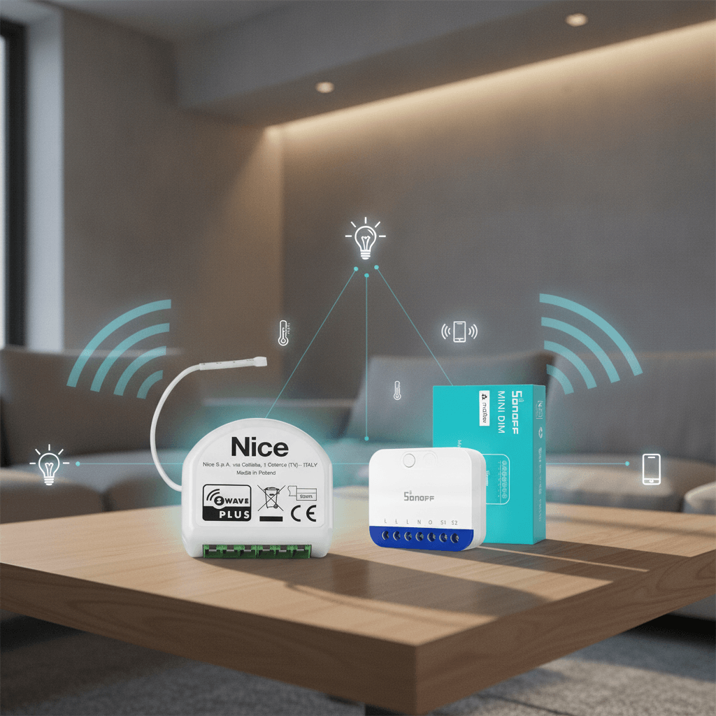 Nice Dimmer Control vs Matter Sonoff MINI Extreme Dimmer Switch: Which Smart Dimmer Belongs in Your Home? - Vesternet