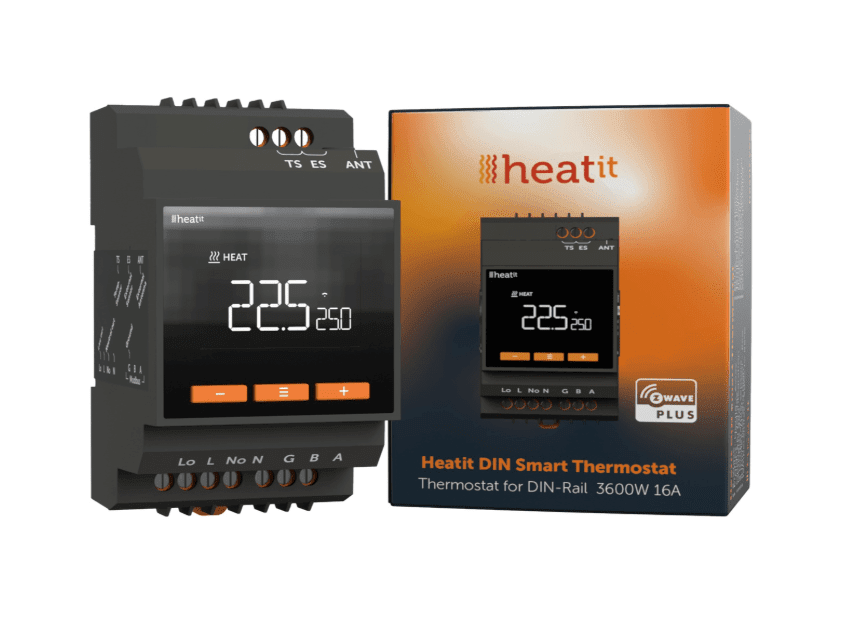 New: Heatit DIN Smart Thermostat – Professional Temperature Control for Smart Homes and Industry - Vesternet
