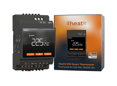 New: Heatit DIN Smart Thermostat – Professional Temperature Control for Smart Homes and Industry - Vesternet