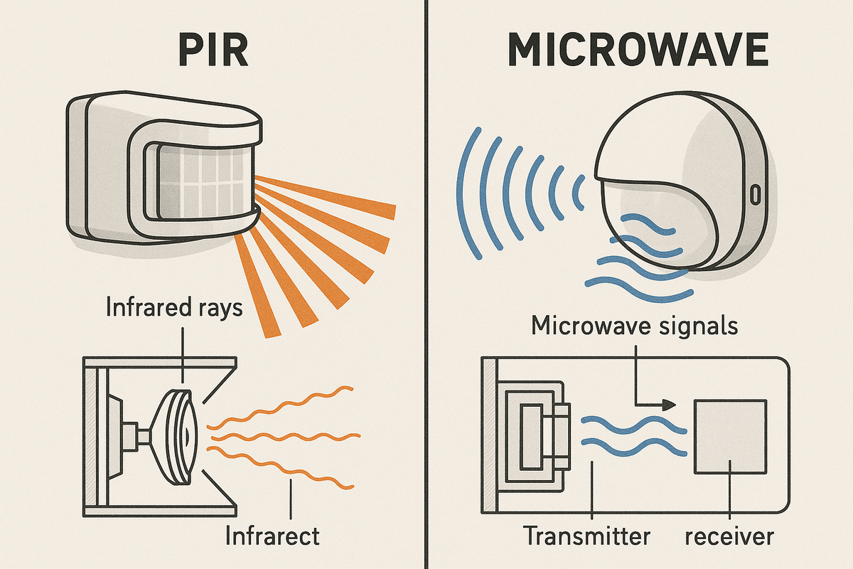 Pir Motion Sensor Distance Range PIR vs Mikrobølgebevægelsessensorer: Hvilken virker bedre? – Vesternet