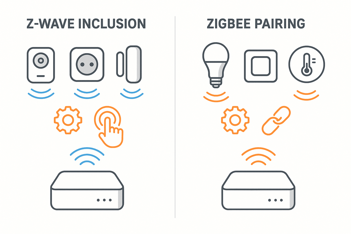 Pairing vs Inclusion: Z-Wave and Zigbee Setup Differences – Vesternet