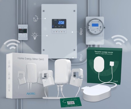 Z-Wave Plus Aeotec Clamp Power Meter vs Zigbee Frient Electricity Meter Interface 2 LED: Professional vs DIY Energy Monitoring