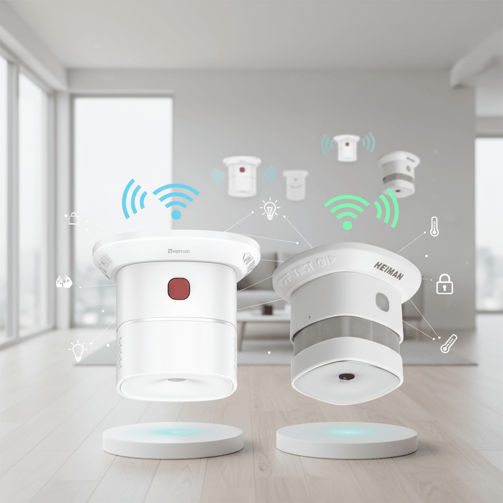 Zigbee Heiman CO Detector vs Matter Heiman Smoke Sensor: Choosing the Right Safety Guardian for Your Smart Home - Vesternet