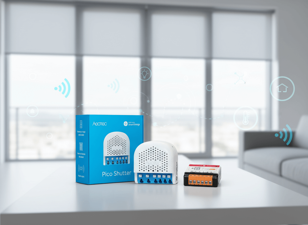 Aeotec Pico Shutter vs NodOn Zigbee Roller Shutter: Smart Window Covering Control Comparison