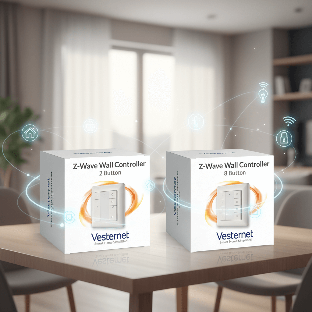 Vesternet Z-Wave Wall Controller 2 Button vs 8 Button: Choosing the Right Scene Control for Your Smart Home