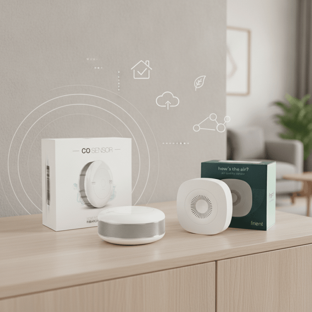 Z-Wave Fibaro CO Sensor vs Zigbee Frient Air Quality Sensor: Which Indoor Air Safety Device Belongs in Your Smart Home? - Vesternet