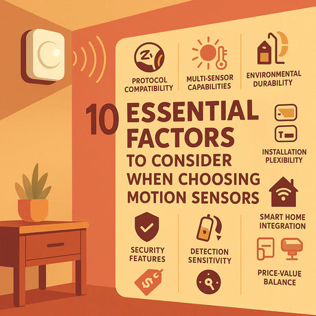 10 Essential Factors to Consider When Choosing Motion Sensors for Your Smart Home