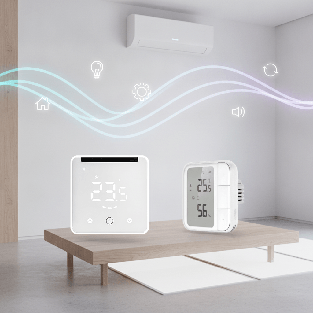 MCO Home IR Thermostat IR2900 vs Aqara Floor Heating Thermostat W500: Air Conditioning vs Floor Heating Smart Control
