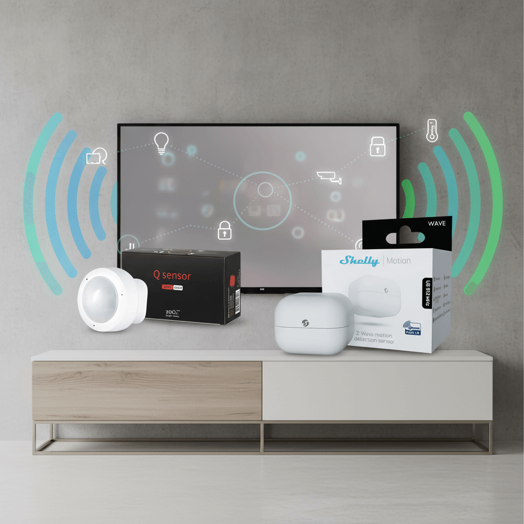 Z-Wave Zooz Q Sensor vs Z-Wave Shelly Wave Motion: Which Motion Sensor Delivers Better Smart Home Performance?