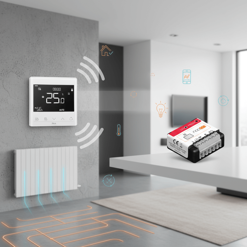 Nice Warm Control vs NodOn Zigbee Pilot Wire Heating Module: Smart Hea ...