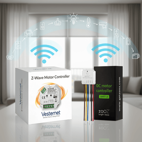 Vesternet Z-Wave Motor Controller vs Z-Wave Zooz DC Motors Controller: Advanced Automation Features or Long-Range Reliability