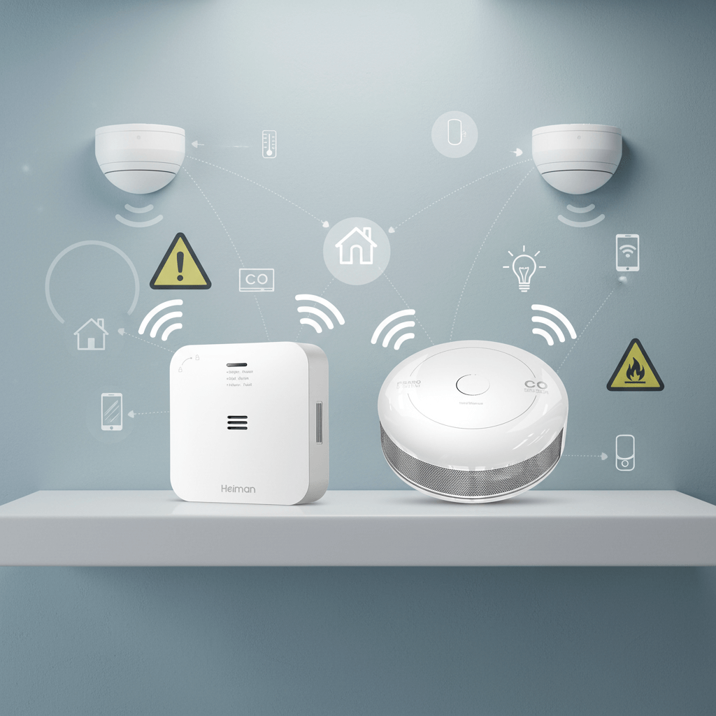 Thread Heiman Carbon Monoxide Alarm vs Nice CO Alarm-Control: Matter vs Z-Wave for Smart Home Safety
