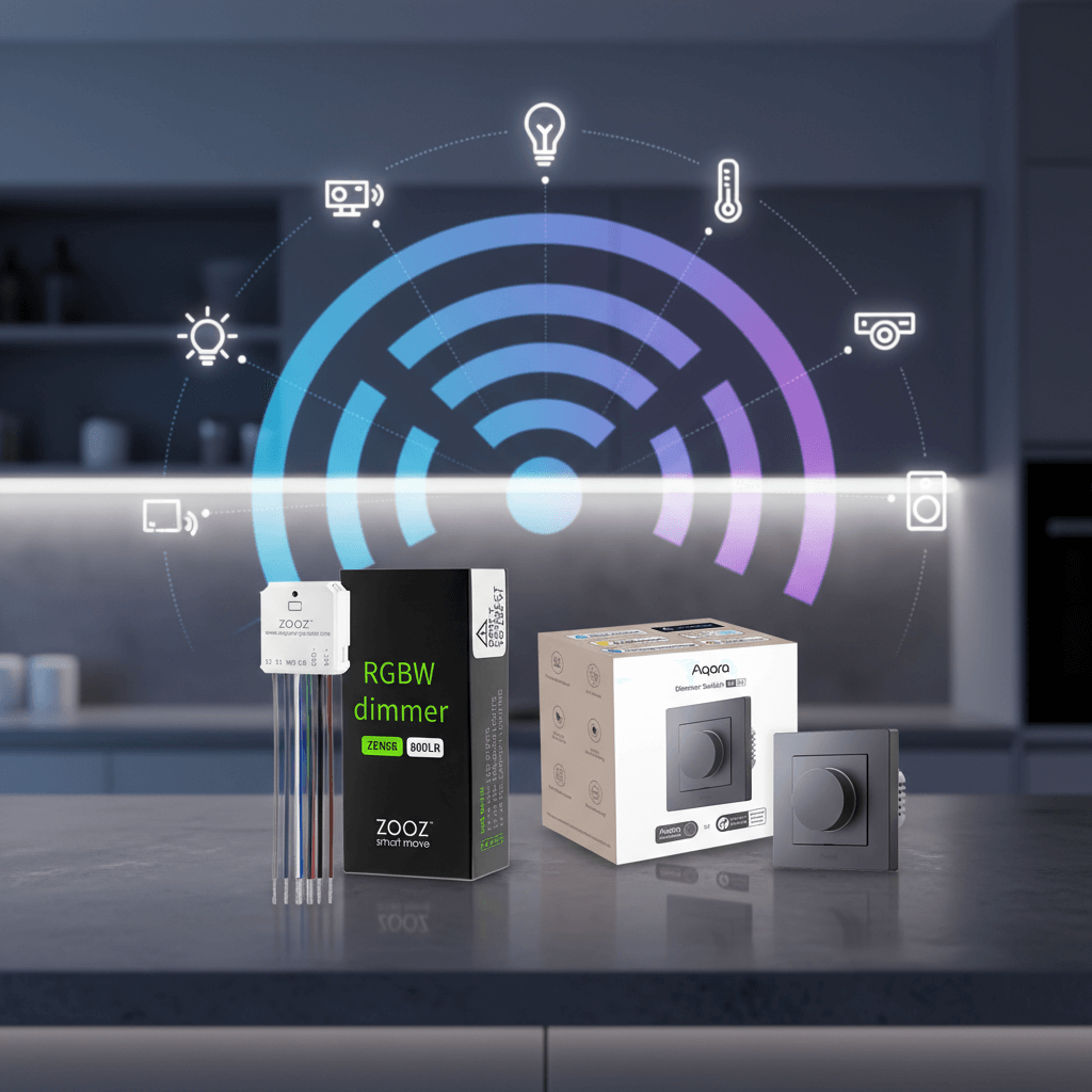 Zooz RGBW Dimmer vs Zigbee Aqara Dimmer Switch H2: LED Strip Control vs Traditional Wall Switch Dimming