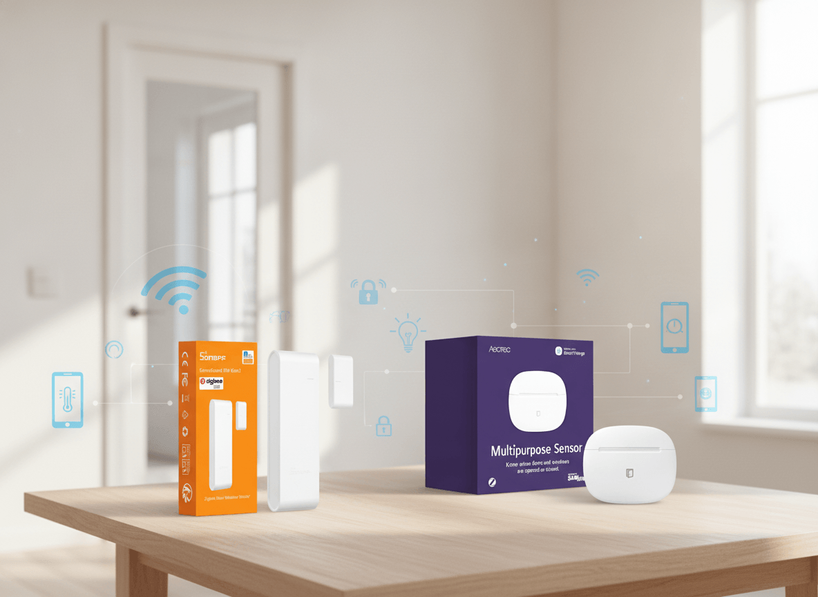 Zigbee Sonoff Door & Window Sensor Gen2 vs Aeotec SmartThings Multipurpose Sensor: Which Smart Sensor Belongs on Your Doors and Windows?