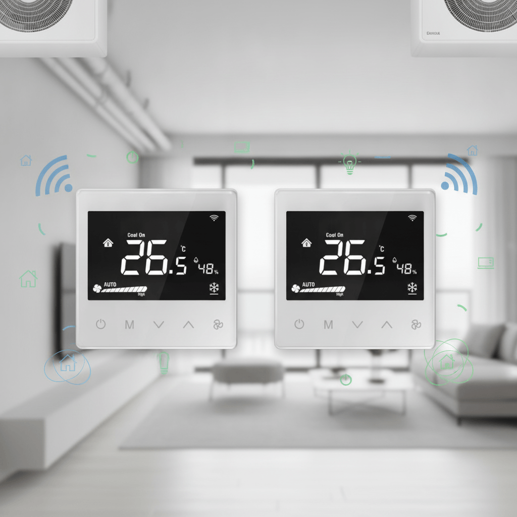 Zigbee MCO Home Fan Coil 2 Pipe Thermostat vs Zigbee MCO Home Fan Coil 4 Pipe Thermostat: Which Smart Thermostat Fits Your HVAC System?
