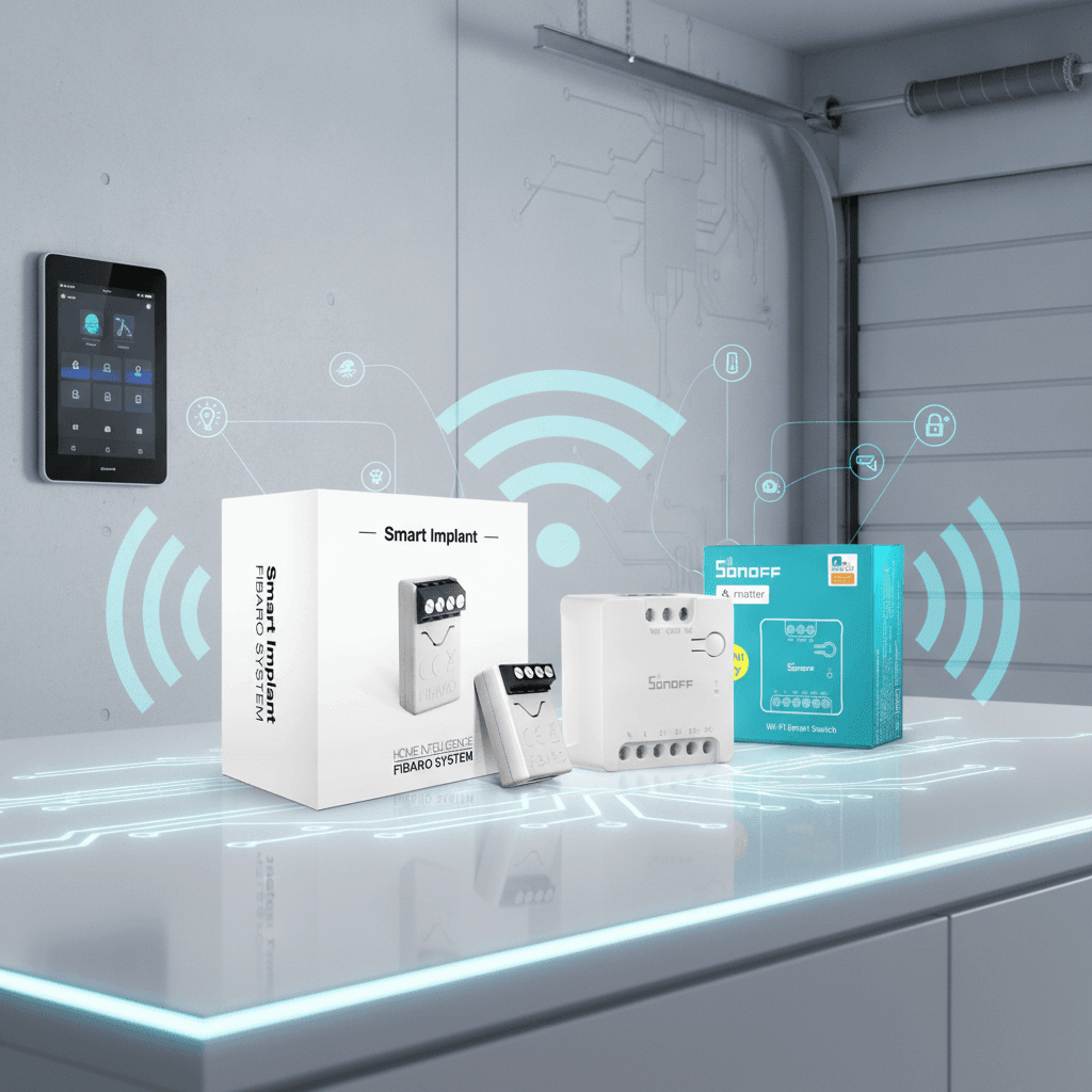 Z-Wave Fibaro Smart Implant vs Matter Sonoff MINI Floating Contact Smart Switch: Which Hidden Smart Switch Is Right for Your Home? - Vesternet