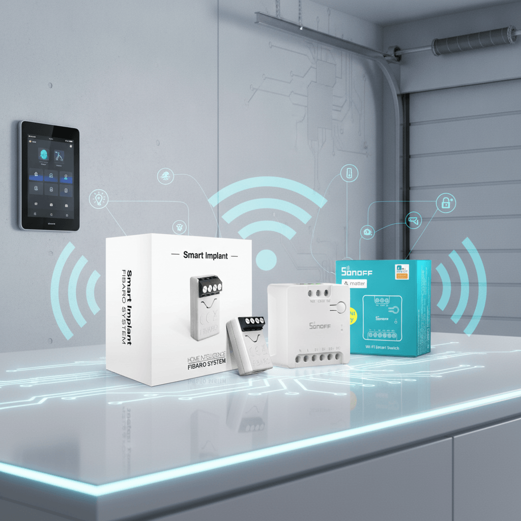 Z-Wave Fibaro Smart Implant vs Matter Sonoff MINI Floating Contact Smart Switch: Which Hidden Smart Switch Is Right for Your Home?
