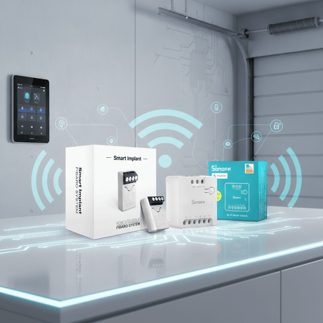 Z-Wave Fibaro Smart Implant vs Matter Sonoff MINI Floating Contact Smart Switch: Which Hidden Smart Switch Is Right for Your Home?