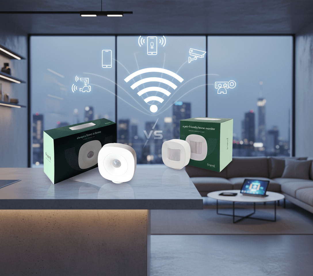 Zigbee Motion Sensor Detector For Home Automation – Wireless Wall Mount (Built-in Hub Required)