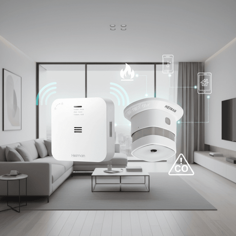 Thread Heiman Carbon Monoxide Alarm vs Matter Heiman Smoke Sensor: Complete Smart Safety Detection Guide - Vesternet