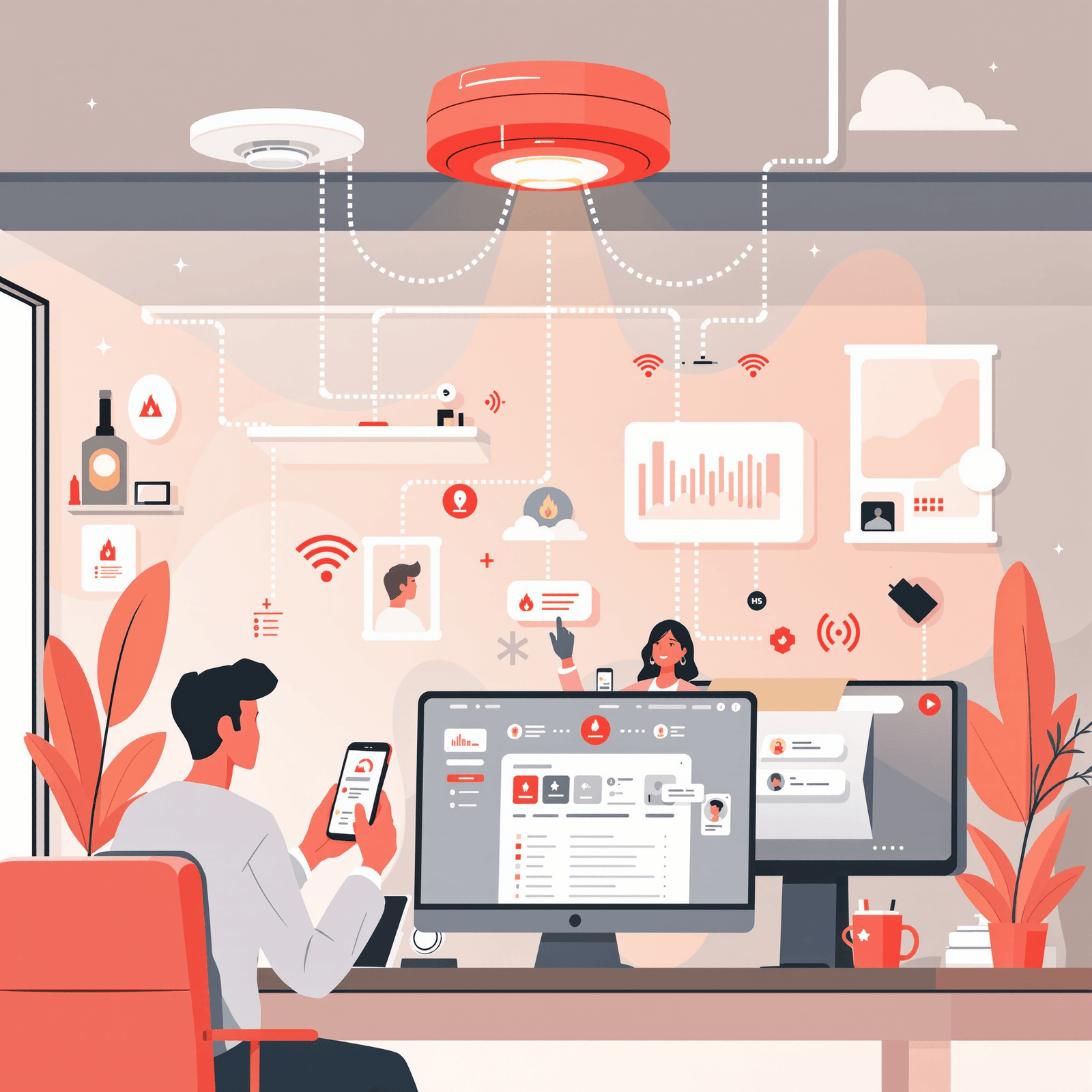 8 Professional Smoke Detection Systems for Monitored Fire Safety