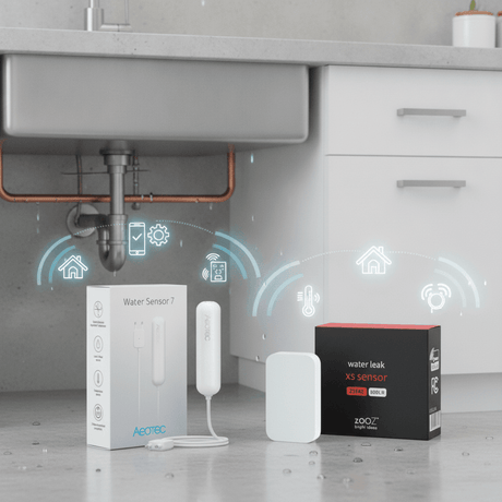 Z-Wave Plus Aeotec Water Sensor 7 vs Z-Wave Zooz Water Leak XS Sensor: Which Smart Leak Detector Is Right for Your Home? - Vesternet