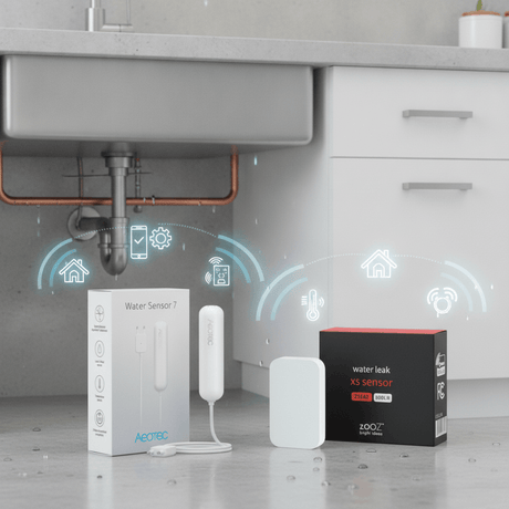 Z-Wave Plus Aeotec Water Sensor 7 vs Z-Wave Zooz Water Leak XS Sensor: Which Smart Leak Detector Is Right for Your Home?
