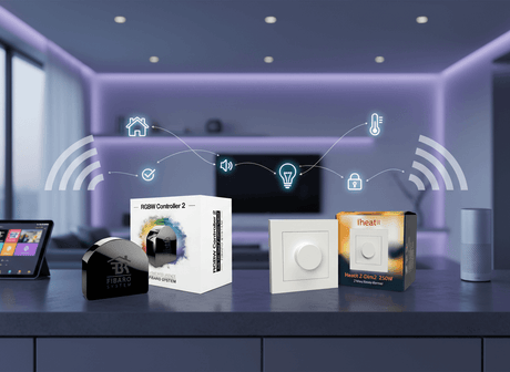 Fibaro RGBW Controller 2 vs Heatit Z-Dim2 250W: Multi-Color Strip Lighting vs Smart Wall Dimming