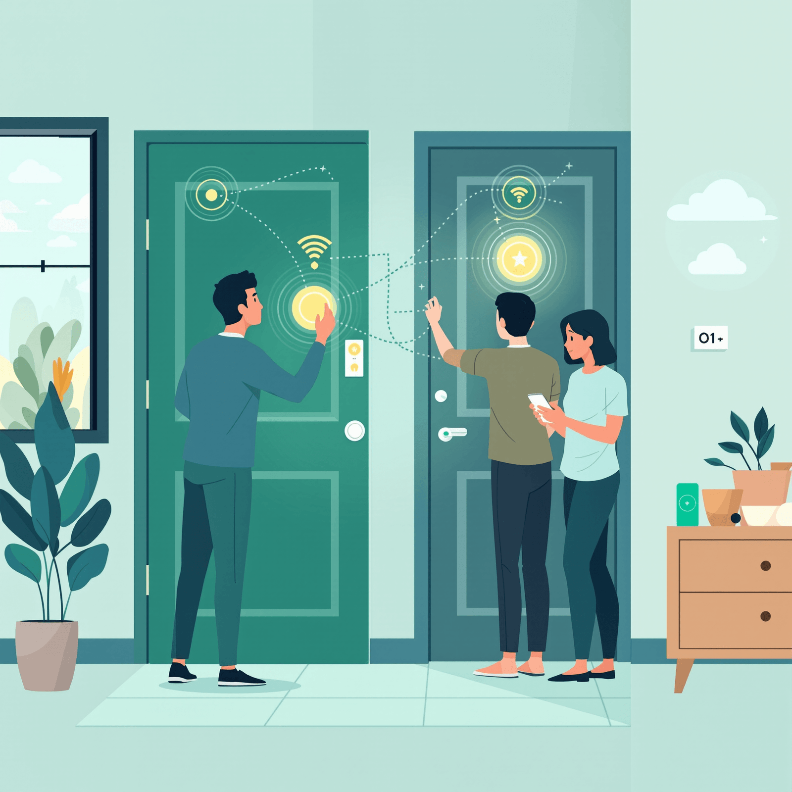 10 Wireless Entry Monitors for Intelligent Door and Window Security