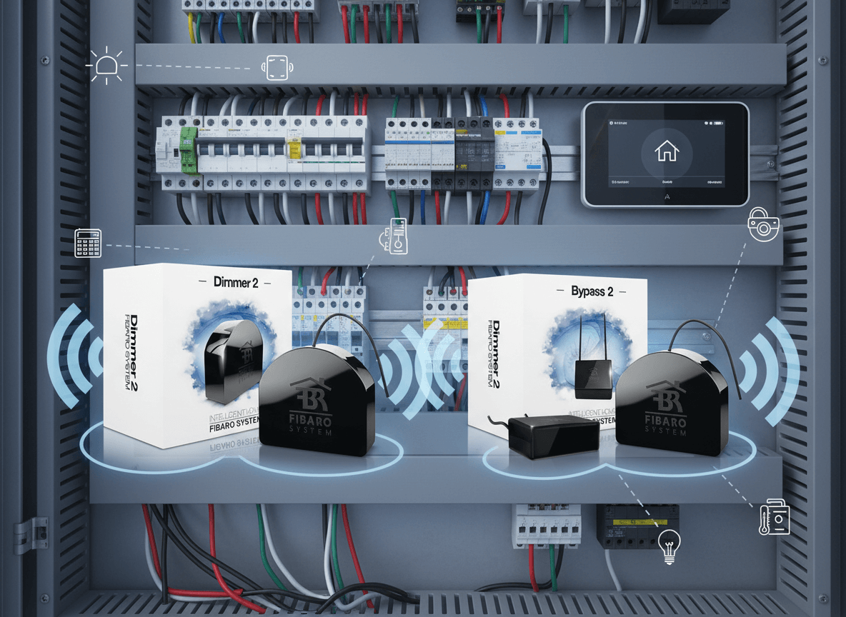 Z-Wave Fibaro Universal Dimmer 2 vs Z-Wave Fibaro Dimmer Bypass 2: Complete Smart Lighting Setup Guide