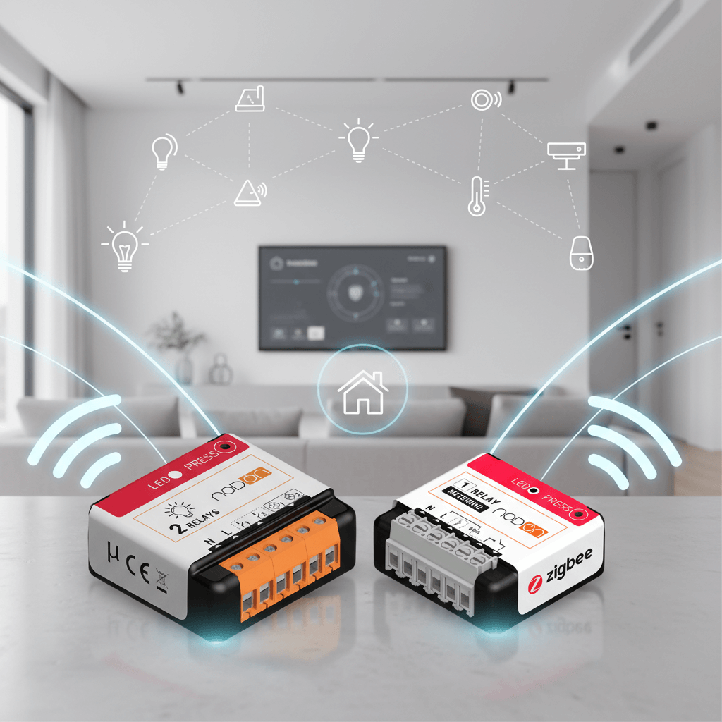 NodOn Zigbee 2-Channel 2*3A Switch vs NodOn Zigbee Multifunction Relay Switch: Choosing the Right Smart Relay for Your Home