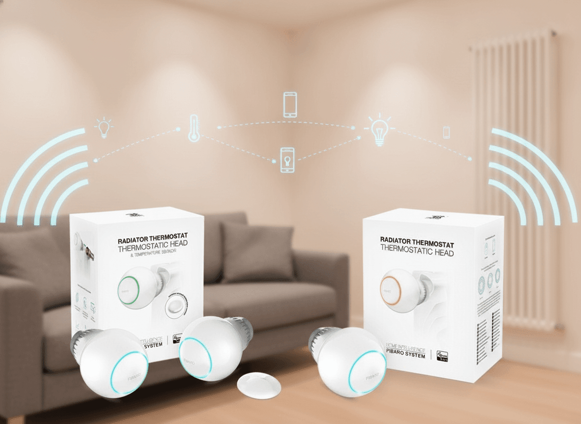 Z-Wave Fibaro Radiator Thermostat Starter Pack vs Z-Wave Fibaro Heat Controller: Which Smart TRV Bundle Is Right for Your Home? - Vesternet