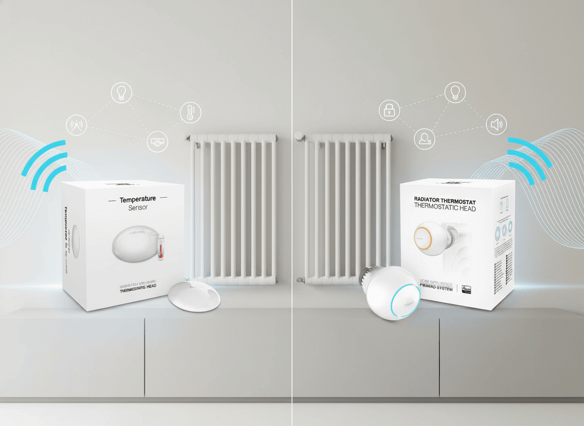 Z-Wave Fibaro Radiator Thermostat Sensor vs Z-Wave Fibaro Heat Controller: Complete System or Standalone Solution? - Vesternet