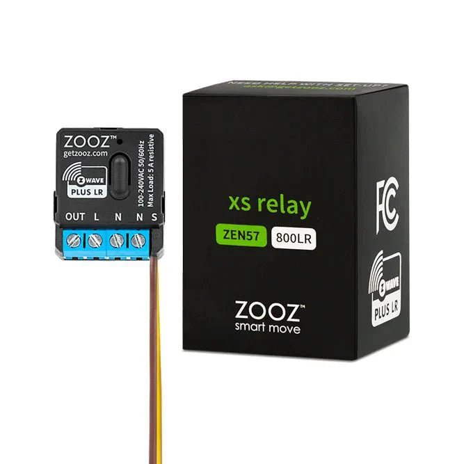 New: Zooz XS Relay – Compact Z-Wave Lighting Control with Long-Range Connectivity - Vesternet