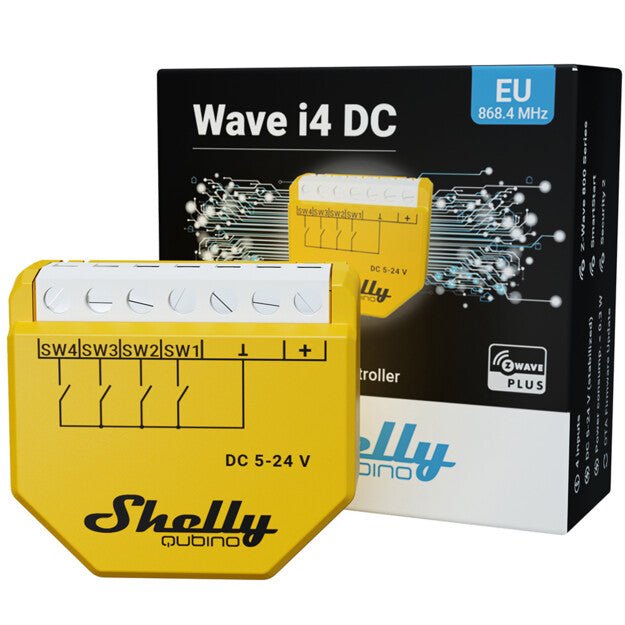 Shelly Qubino Z-Wave i4 DC – Vesternet