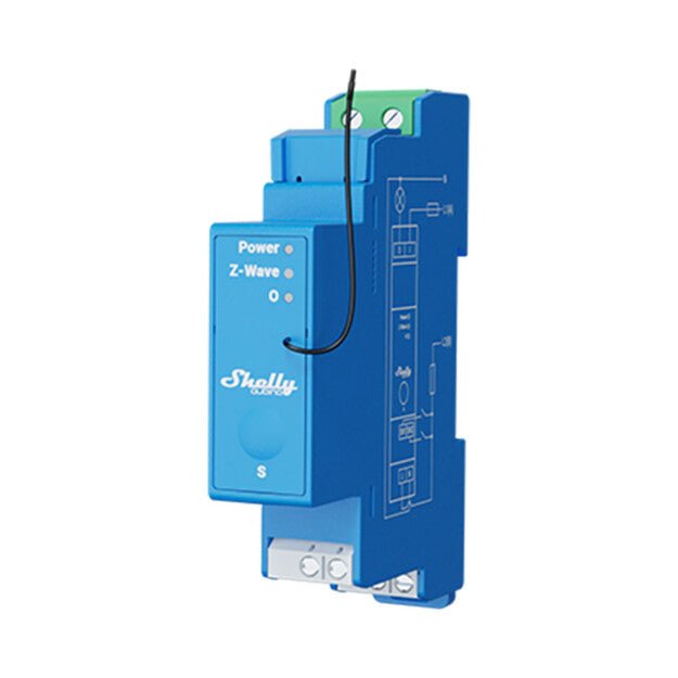Shelly Qubino Z - Wave Pro 1 - QPSW - 0A1X16EU - Vesternet